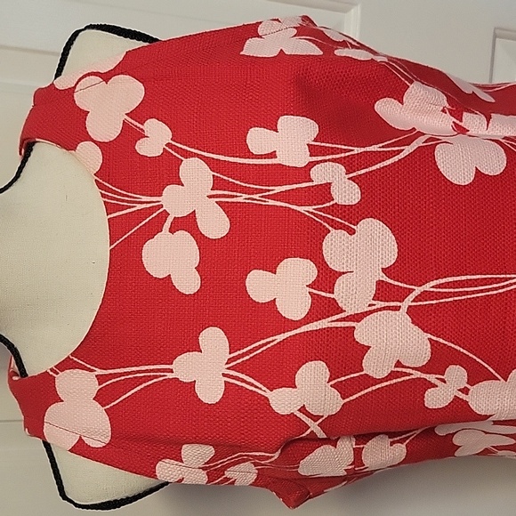 Rene Lezard Red & Pink Dress - Picture 2 of 5